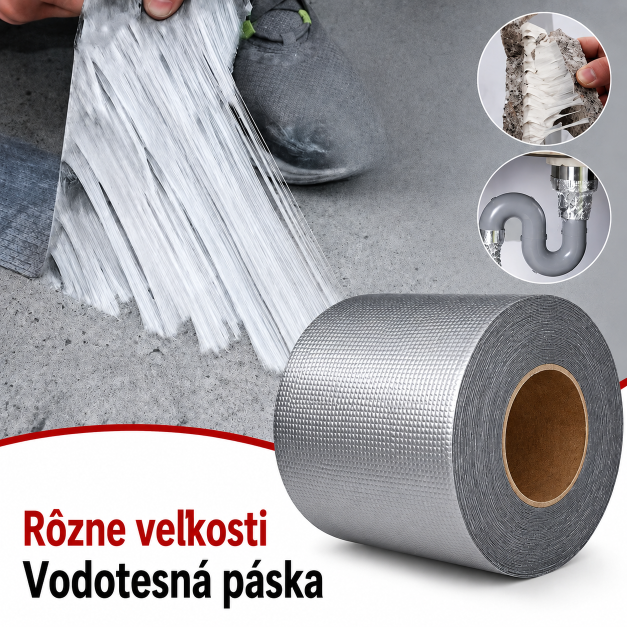 Vodotesná páska na tesnenie a opravy